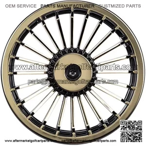 8" Golf Cart Turbine Wheel Covers Hub Caps (Set of 4)