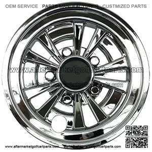 GOLF CART WHEEL COVERS HUB CAPS YAMAHA CLUB CAR EZ-GO PAR CAR 8" (Set of 4)