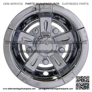 8" Chrome Golf Cart Wheel Cover/Hub Cap