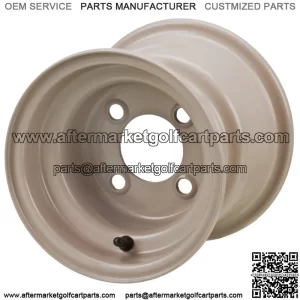 Revenge 8" Stone Steel Golf Cart Wheel (No Offset)