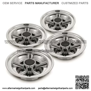 Universal 8" Wheel Covers Hub Caps - Silver