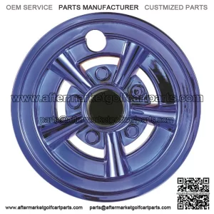 Universal 8" Wheel Covers Hub Caps - Blue