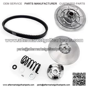 Secondary Driven Clutch + Belt for Yamaha Golf Carts G2 G8 G9 G11 G14-G22 1985+
