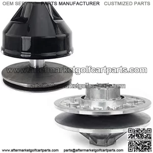 Primary Drive Clutch & 28 Degree Driven Clutch for EZGO 4-cycle Gas Golf Cart 1991 up(Not RXV Models),Replace OEM:23817-G1,26952-G01,26952-G02,26301-G03