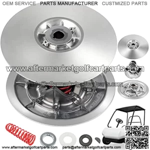 G2-G22 Secondary Driven Clutch Kit 4 Cycle Metal Surface Drive Clutch 1985-2007 Driven Clutch Kit Heavy Duty Compatible with Yamaha Golf Cart (with Spring)