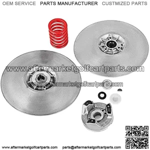 Secondary Driven Clutch Kit with Heavy Duty Spring for Yamaha Golf Cart G2 G8 G9 G11 G14 G16 G20 G21 G22 G28 1985-2007,AcPulse Go Kart Clutch Centrifugal Clutch 3/4 in. Bore 10T 10 Tooth for #40 41 420 Chain Up to 6.5 HP 200CC Fit GO Kart Minibike Lawnmower Replace Part,3/4" Bore Go Kart Clutch Centrifugal Clutch Pulley Drive Compatible with GoKart Mini Bike 1/2" AB Style Belt,Driven Clutch Kit with Aramid Drive Belt and Heavy Duty Spring for Yamaha Golf Cart G2 G8 G9 G11 G14 G16 G20 G21 G22 G28 1985-2007 (With Belt),Outdoor & Spares Heavy Duty Clutch Assembly with 1" Bore 14 Teeth 40/41/420 Chain Mini Bike Engine for Go-Karts (14 Tooth Sprocket)