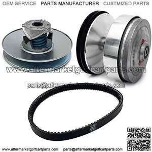 Golf Cart Drive Clutch, Driven Clutch Kit w/ Drive Belt for Club Car DS 1997-Up & Precedent 2004-UP
