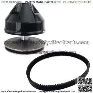 Golf Cart Primary Drive Clutch + Belt Set for EZGO E-Z-GO 2 cycle Gas 1989-1994