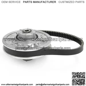 Rear Driven Clutch + Drive Belt Set for EZGO Golf Cart 4 cycle Gas TXT 1991-2022
