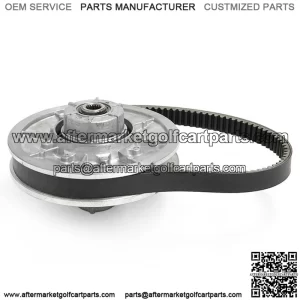 Rear Driven Clutch 28 Degree + Belt Set for EZGO Golf Cart Gas 4 cycle 26301-G03