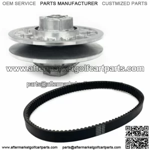 28 Degree Rear Driven Clutch + Belt Kit for EZGO 4 Cycle Gas Golf Cart 1991-2009