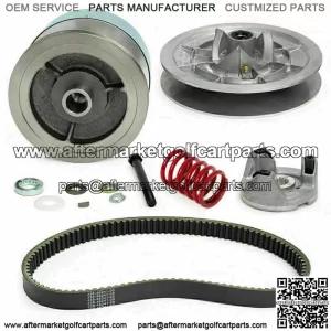 Drive Clutch + Driven Clutch + Belt for Yamaha G2 G8 G9 G22 Golf Cart Gas 85-07