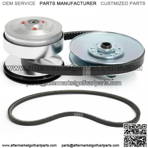 Drive Clutch + Driven Clutch + Belts Kit for Club Car DS Precedent Gas Golf Cart