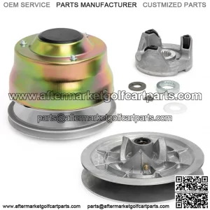 Primary Drive Clutch + Driven Clutch for Yamaha G2-G22 Gas Golf Cart 1985-2006