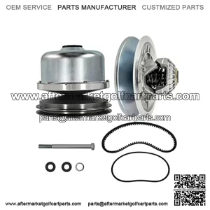 Primary Drive & Secondary Driven Clutch w/Belts Compatible with Yamaha Golf Cart G29 YDRA Drive 2007-2016, YTF Adventure Sports drive 2007-2008, Drive2 DR2A CAM 2017-up, JW8-G6201 JW8-G6202