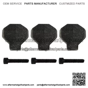 EZGO Gas Golf Cart Secondary Clutch Ramp Shoe Kit (1989-1994) (PACK of 3)