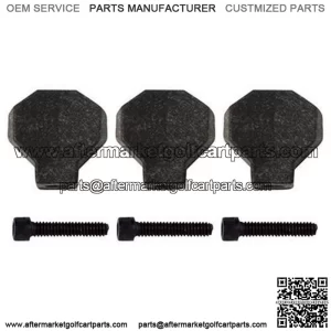 EZGO Secondary Clutch Ramp Shoe Kit - Set of 3 (Fits EZ-GO Gas 1989+)