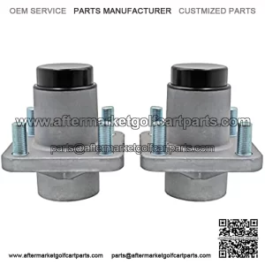 WEST ORGIN Front Wheel Hub Kit Bearings Seals, Compatible with Club Car DS Golf Cart Models 1982-2002, Replaces OEM 11011102, 1011153,1011889, 1011892, 1011894, 2 Pack