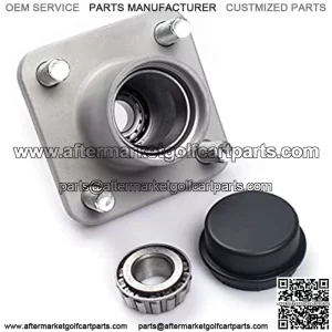 Golf Cart Front Wheel Hub Assembly kit with Bearing Seals for 1974-2003 Club Car DS Golf Cart, OEM:11011102,1011153,1011889,1011892,1011894