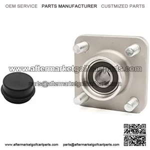 Golf Cart Front Wheel Hub Assembly Fits Club Car DS Or Precedent (2003.5-Up) Replaces#102357701 with Dust Cap Cover Plastic