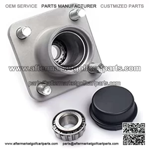 Golf Cart Front Wheel Hub Assembly kit with Bearing Seals for 1974-2003 Club Car DS Golf Cart