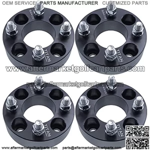 4pc 2" Thick | 4x4 to 4x4 Wheel Spacers fits EZ GO fits EZGO fits Club Car Golf Cart