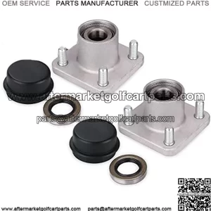 Wheel Hub Assembly for 1979-2001.5 EZGO TXT, Marathon, Medalist, ST 350 & Workhorse DCS Golf Cart, OEM# 19058-G2 19932-G1 17477-G1 12992-G1 14926-G1, Set of 2