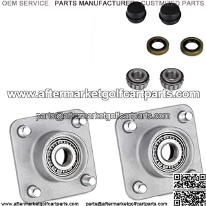 Golf Cart 4-Bolt Front Wheel Hub Assembly for EZGO TXT/Medalist 2001-up Gas & Electric, OEM# 70895-G01 2 Pack