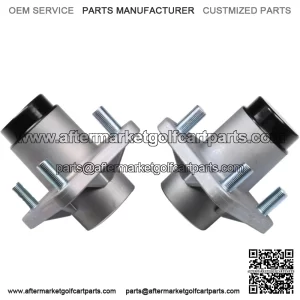 2X Front Wheel Hub Kit Bearings For Club Car DS Golf Cart Models 1982-2002 NEW