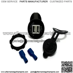 Dual USB Golf Cart Power Port