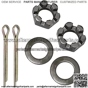 Trailer Nut Kit with 1" Washers & 2.25" Cotter Pins shaft spindle nuts SEASAIL