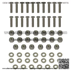 Golf Cart Fender Flare Stainless Steel Hardware Kit