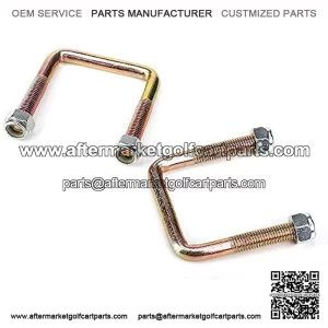 Golf Cart Leaf Spring U Bolt & Screw nut for TXT 1994-up Electric Golf Cart, OEM# 72124G01 72618G01 72029G01, 2 PCS