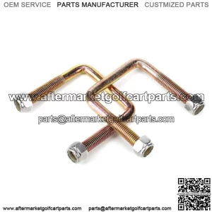 2Pcs Golf Cart Leaf Spring U Bolt & Screw Nut for EZGO TXT 1994-up 72124G01