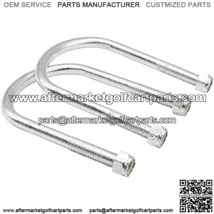 Heavy-Duty Leaf Spring U-Bolt Fits Club Car DS and Precedent&2018-up Tempo Golf Cart,1014902 2 PCS