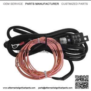 Wire Harness Brake Pad for Golf Carts with Existing Three-Wire Taillight