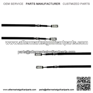 Pair of Front Brake Cables for Transporter/Carryall for Club Car Golf Cart