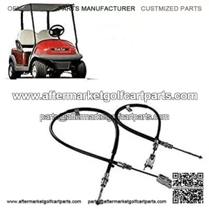 Huskey Brake Cable Set for Club Car Precedent Golf Cart Driver & Passenger Side 2004 Up