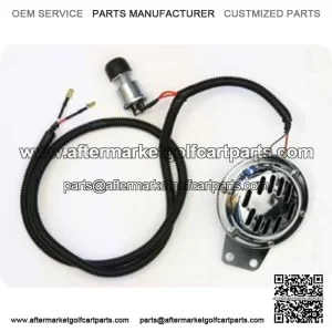 Golf Carts Universe 12v Golf Cart Horn Kit Button Wire harness Yamaha