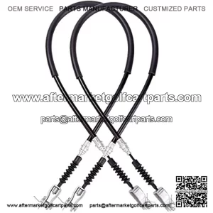 Golf Cart Brake Cable for Club Car DS 1981-1999 Gas & Electric, 42 Inch Driver and Passenger Side, OEM# 1011125 1011403 1016761-01