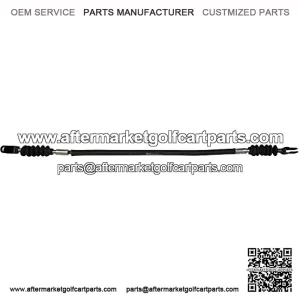 Club Car Governor Cable - Golf Cart - 1992-1996 | 16 3/8 Inch Long