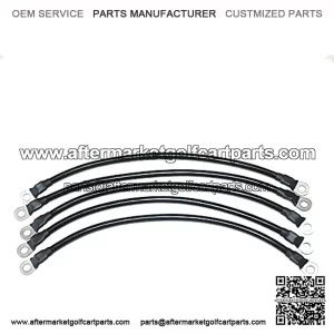 United Metro Golf Cart Club Car 1010958 Battery Cable Set, DS 36V 1981+ (6 Gauge)