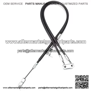 Brake Cable Set Passenger and Driver Side Fits EZGO (94+) TXT or Medalist Golf Cart Replaces 70969-G03