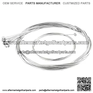 10 Pcs Flexible Motorcycle Throttle Clutch Steel Cable, 2M Length & 1.55mm Wire Dia