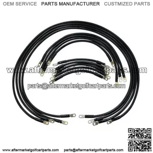 EZGO TXT Battery Cables - Complete Heavy Duty 4 gauge (Fits 1994+)
