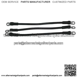 EZGO RXV Battery Cables, Includes (3) 12" (4 gauge)