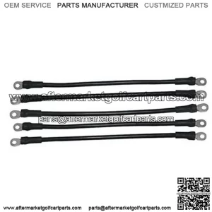 Club Car DS Battery Cables - Includes (5) x 14" 4-gauge (For 48V 1995+)