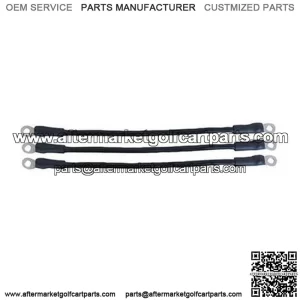 Club Car DS Battery Cables - Includes (3) x 14" 4-gauge Cable Set (For DS w/ 12V Batteries)