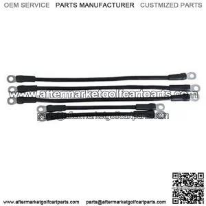 Yamaha G19 Golf Cart Battery Cables - Includes (2) x 9" (3) x 14" (6-gauge Cables)