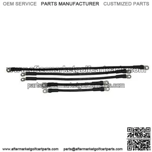 EZGO Marathon Battery Cables - 4-gauge - Includes (1) 21", (2) 16" and (2) 9" (Fits 1994 & down)